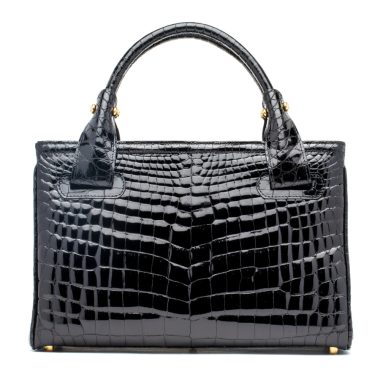 Tote Top Zip Handle in Black